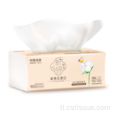 100% purong cotton soft pack facial tissue
